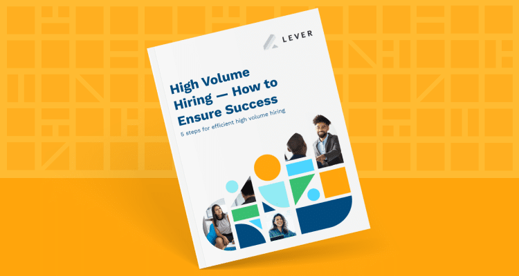 High Volume Hiring eBook Cover Graphic