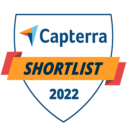 capterra shortlist award badge